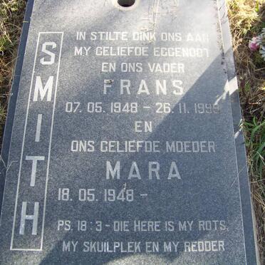 SMITH Frans 1948-1999 &amp; Mara 1948-