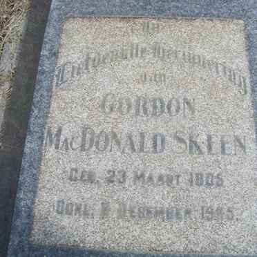 SKEEN Gordon MacDonald 1906-1945