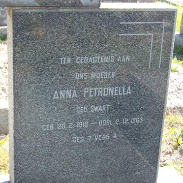 SCHOEMAN Anna Petronella nee SWART 1918-1963