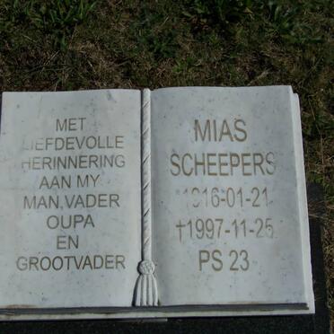 SCHEEPERS Mias 1916-1997