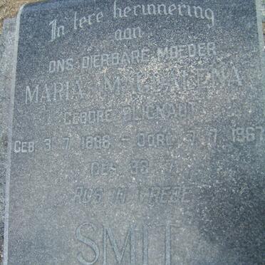 SMIT Maria Magdalena nee BLIGNAUT 1896-1967