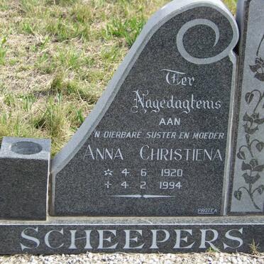 SCHEEPERS Anna Christiena 1920-1994