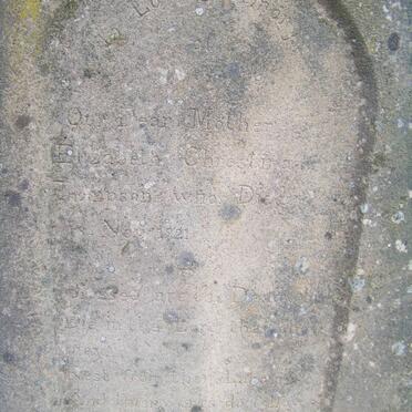 THOMPSON Elizabeth Chrestina -1921