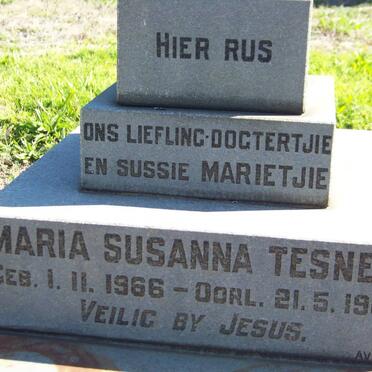TESNER Maria Susanna 1966-1967