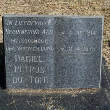 TOIT Daniel Petrus, du 1914-1975