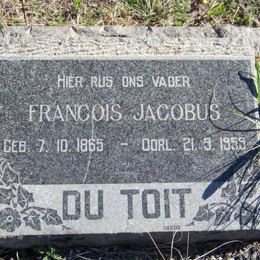 TOIT Francois Jacobus, du 1865-1955