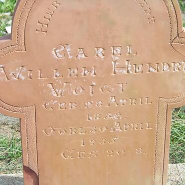 VOIGT Carel Willem Hendrik 1852-1935