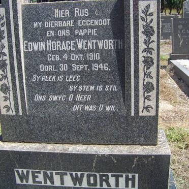 WENTWORTH Edwin Horace 1910-1946