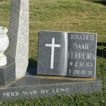 FERREIRA Ignatius 1963-1991