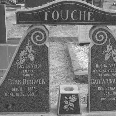 FOUCHE Dirk Bouwer 1882-1969 &amp; Catharina Maria BOTHA 1886-1964