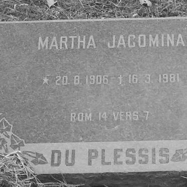 PLESSIS Martha Jacomina, du 1906-1981