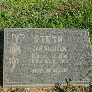 STEYN Jan Viljoen 1938-1989