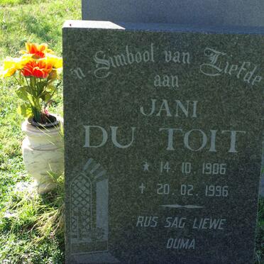 TOIT Jani, du 1906-1996