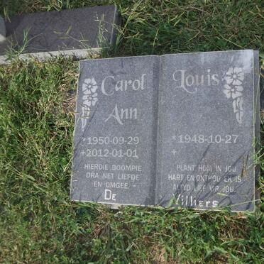 VILLIERS Louis, de 1948- &amp; Carol Ann 1950-2012