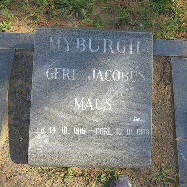 MYBURGH Gert Jacobus Maus 1915-1988