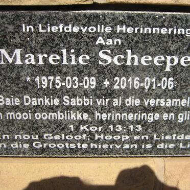 SCHEEPERS Marelie 1975-2016
