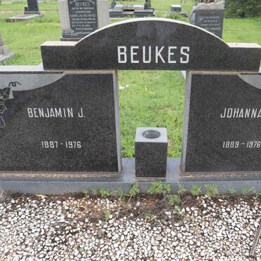 BEUKES Benjamin J. 1887-1976 &amp; Johanna M. 1889-1976