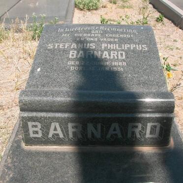 BARNARD Stefanus Philippus 1888-1951