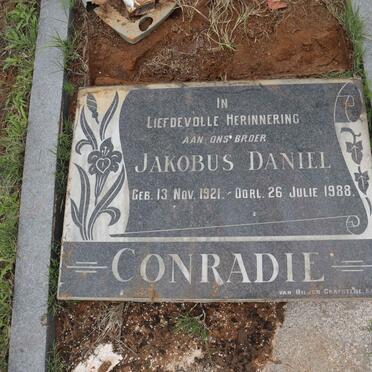 CONRADIE Jakobus Daniel 1921-1988