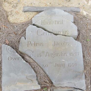 JACOBS Gerhardus Petrus 1877-1880