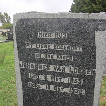 LOENEN Johannes, van 1859-1930