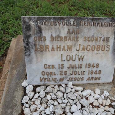 LOUW Abraham Jacobus 1948-1948
