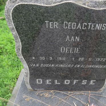 OELOFSE Oelie 1918-1972