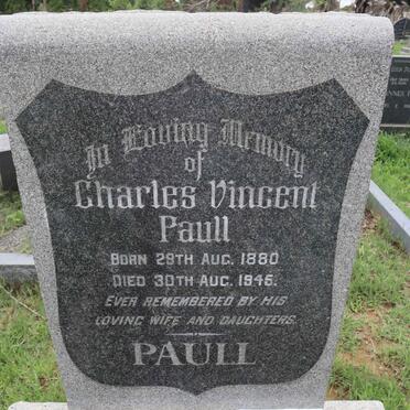 PAULL Charles Vincent 1880-1945