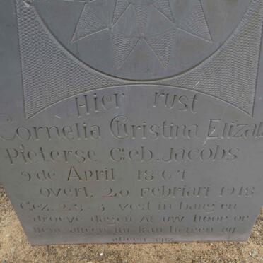 PIETERSE Cornelia Christina Elizabeth nee JACOBS 1867-1918
