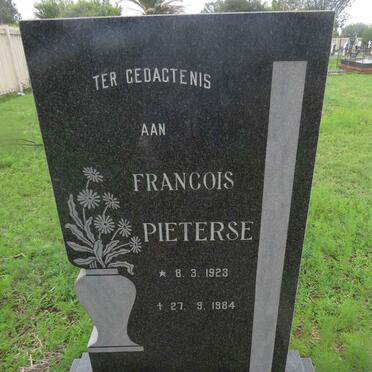 PIETERSE Francois 1923-1984