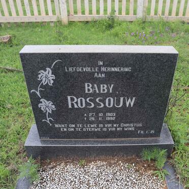 ROSSOUW Baby 1903-1992