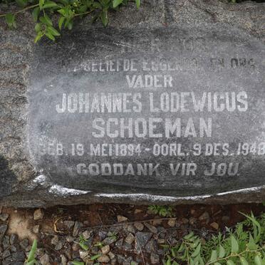 SCHOEMAN Johannes Lodewicus 1894-1948