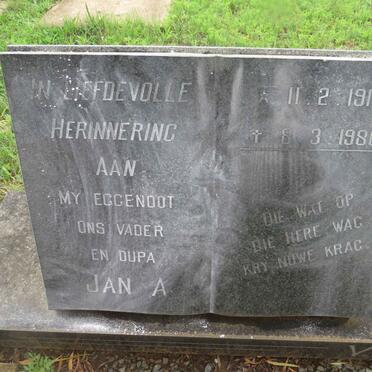 SCHYFF Jan A., v.d. 1912-1986 &amp; Margaretha J., CONRADIE 1923-1999