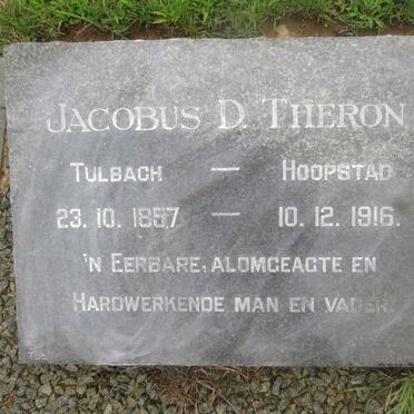 THERON Jacobus D. 1857-1916