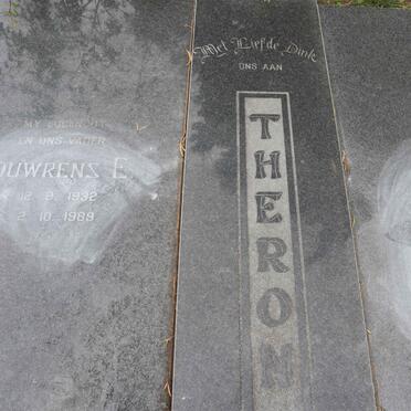 THERON Louwrens E. 1932-1989 &amp; Frieda NEL