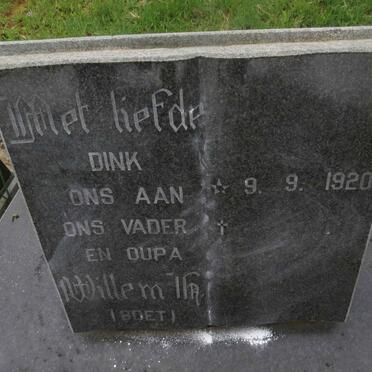 ? Willem H. 1920-