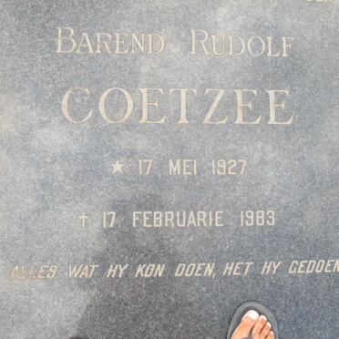 COETZEE Barend Rudolf 1927-1983