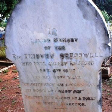 CRESSWELL Timothy -1889
