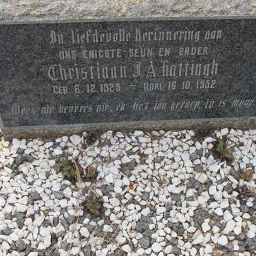 HATTINGH Christiaan J.A. 1929-1952