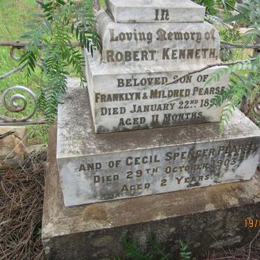 PEARSE Robert Kenneth -1899 :: PEARSE Cecil Spencer  -1903