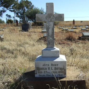 BOTMA Hester H.L. 1898-1901