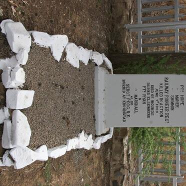 Free State, KOPPIES district, Rhenosterrivier, Rhenosterrivier Military cemetery
