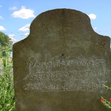 GREYLING W.J. 1870-1943