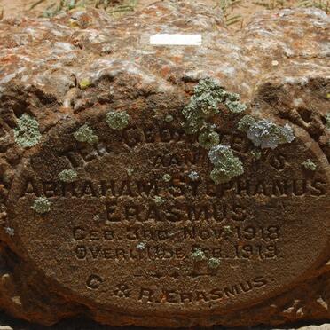 ERASMUS Abraham Stephanus 1918-1919