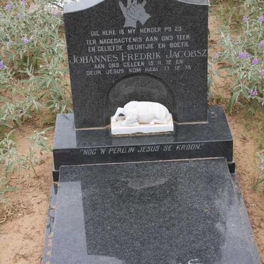 JACOBSZ Johannes Fredrik 1972-1975