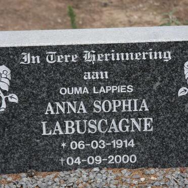 LABUSCAGNE Anna Sophia 1914-2000