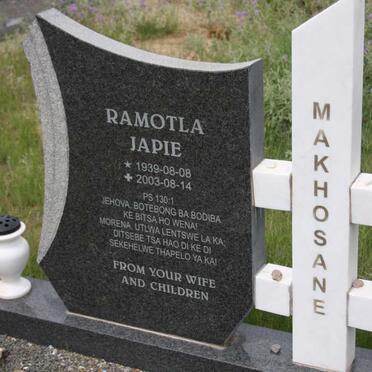MAKHOSANE Ramotla Japie 1939-2003