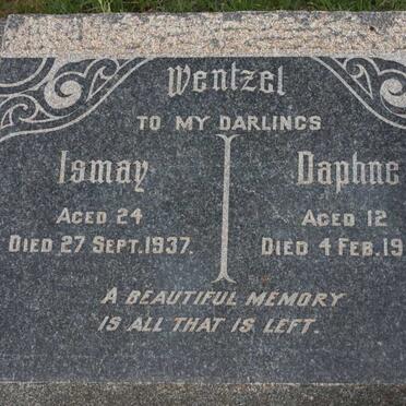WENTZEL Ismay -1937 :: WENTZEL Daphne -1937