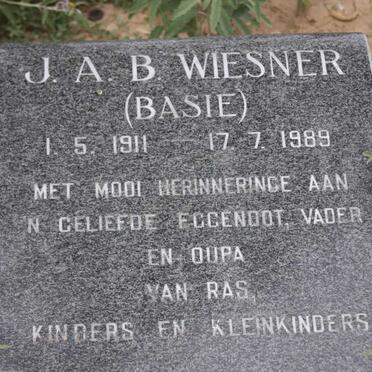 WIESNER J.A.B. 1911-1989