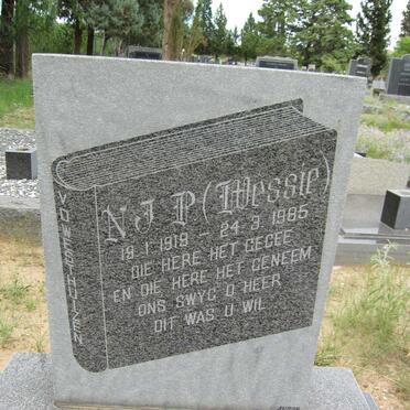 WESTHUIZEN N.J.P., v.d. 1919-1985